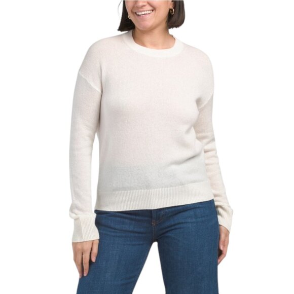 THEORY Cashmere Long Sleeve Pull Over Sweater - Picture 1 of 4